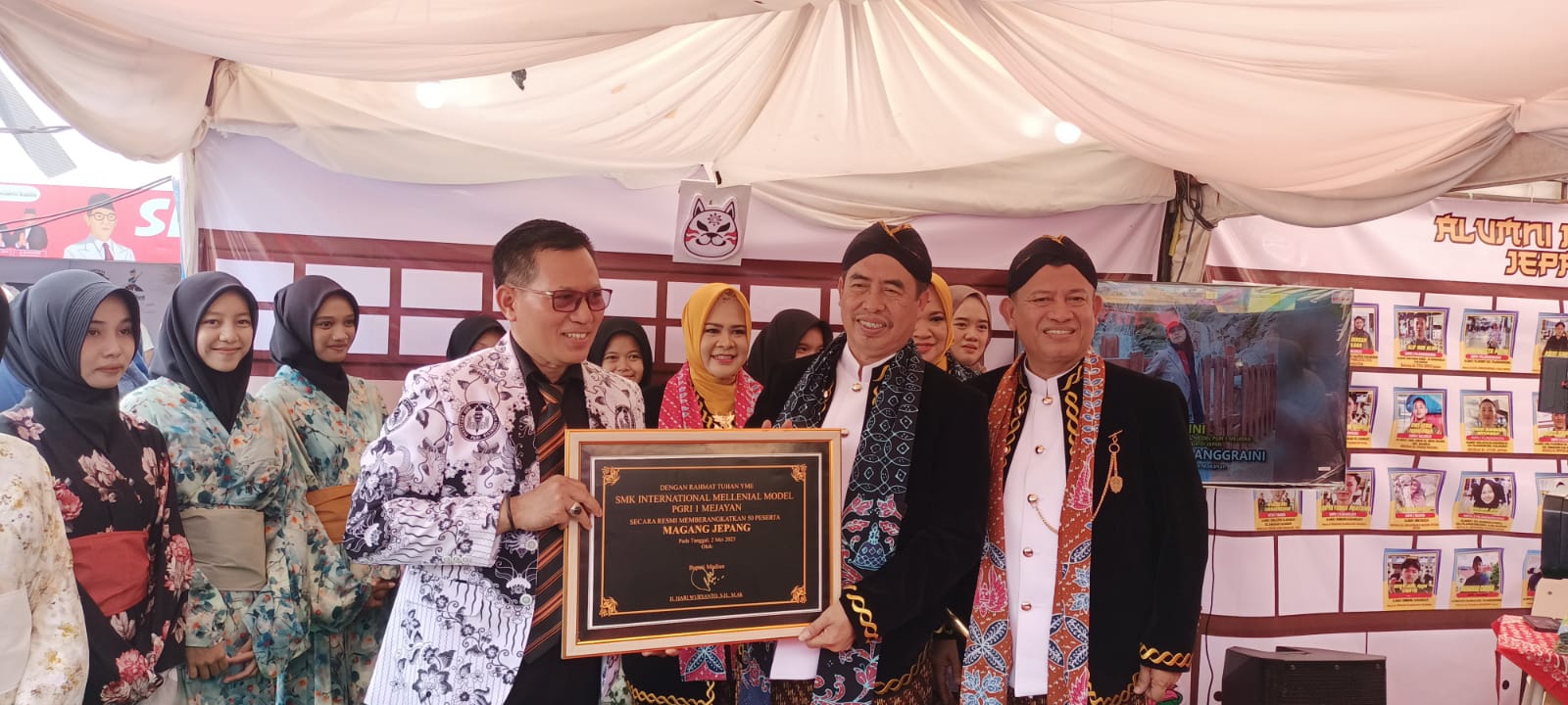 bersama bupati dan wakil bupati madiun